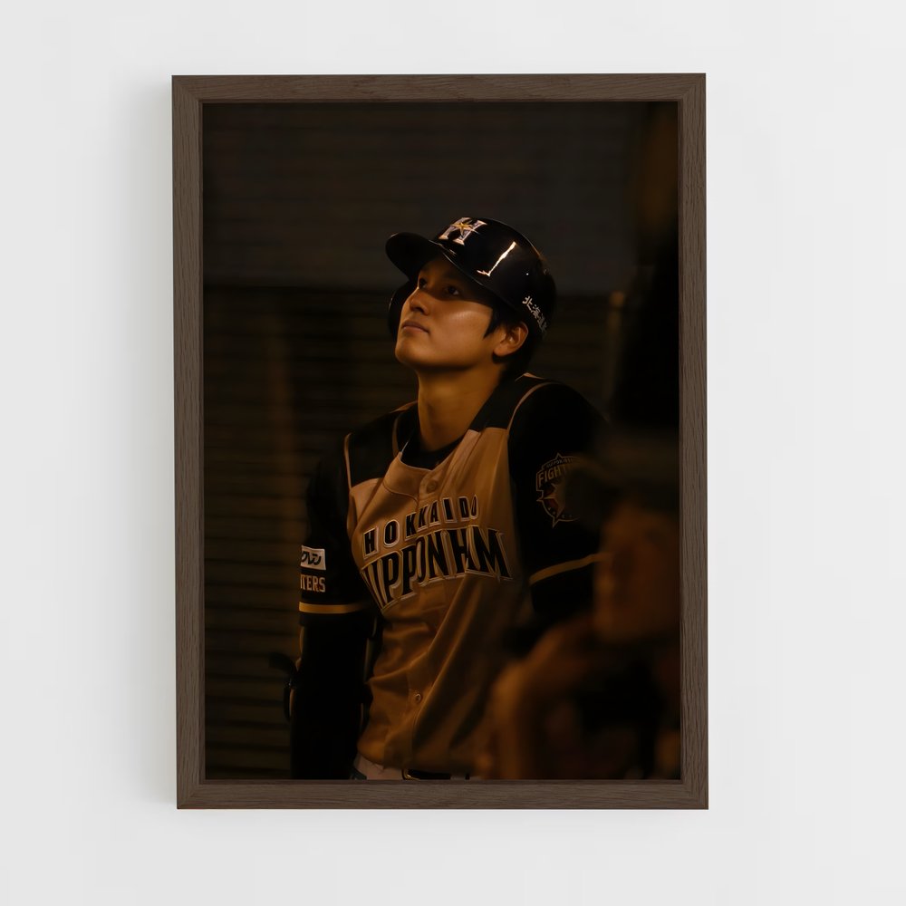 Poster L'Attente du Lanceur – affiche Baseball (vue 5)